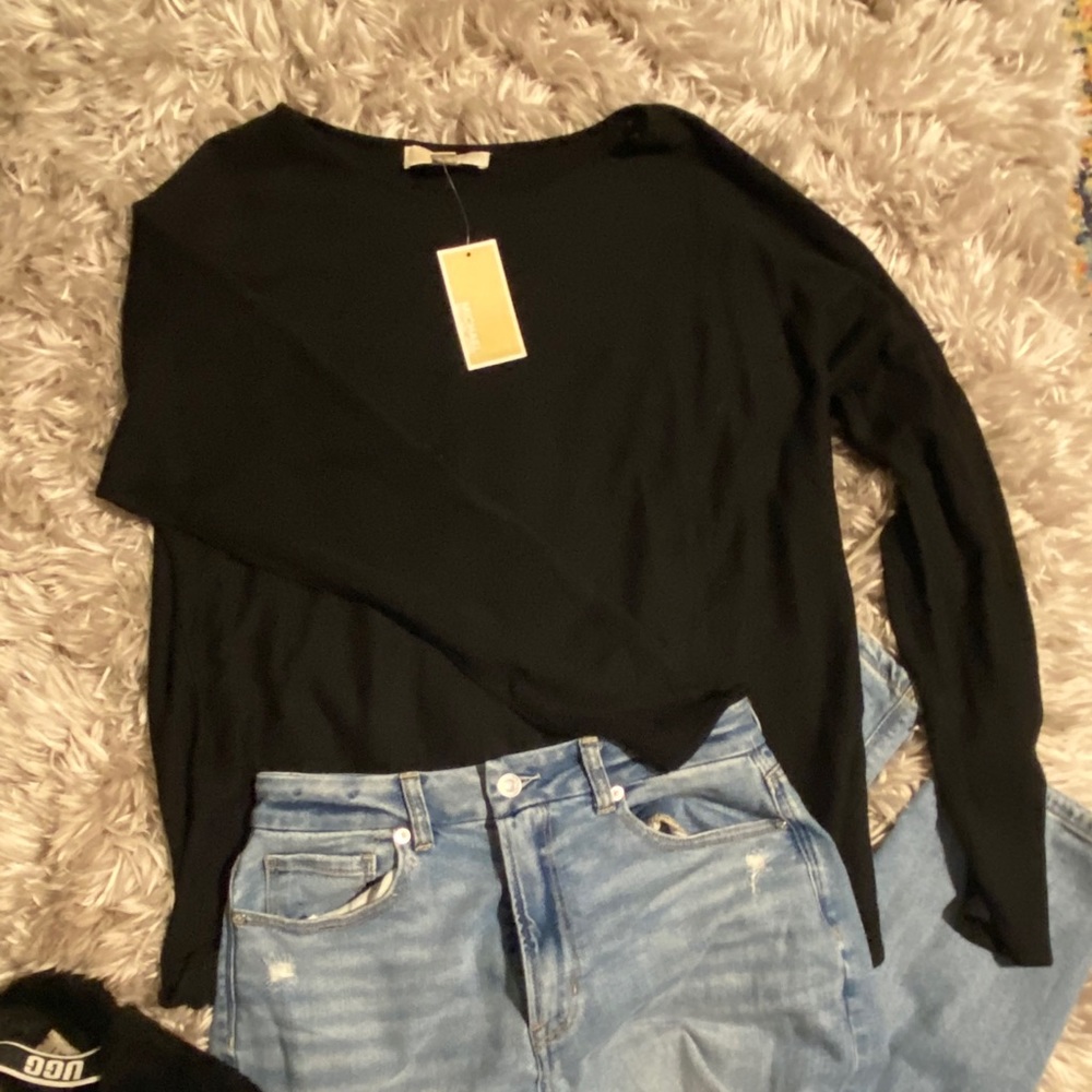 Michael Kors NWT Black Shirt SIZE M